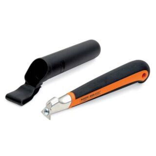 Bahco 625 Ergo Precision Paint Scraper Handle with 1 in. Triangle Carbide Blade & Holster