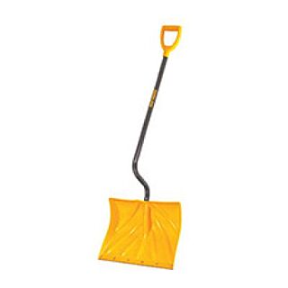 Ames True Temper Plastic 18 in. W x 4.5 ft. L Snow Shovel