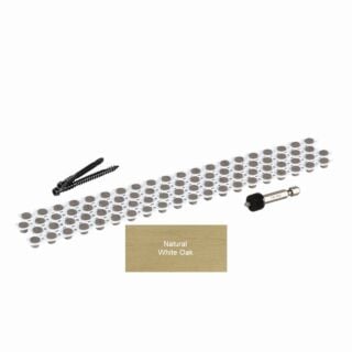 TimberTech® Cortex® for Composite Decking, PVC, Screws with Collated Plugs, Natural White Oak, 100 sq.ft.