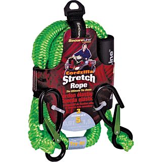 Wellington CZB3 Stretch Rope, 3 ft L, Polypropylene, Green