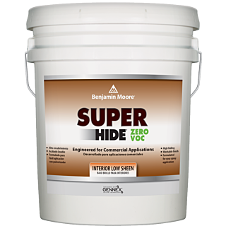 Benjamin Moore Super Hide Zero VOC Interior Paint, Low Sheen