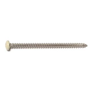 MIDWEST #10 x 3 in. 18-8 Stainless Steel Phillips Pan Head Sheet Metal Screws, 20 Count