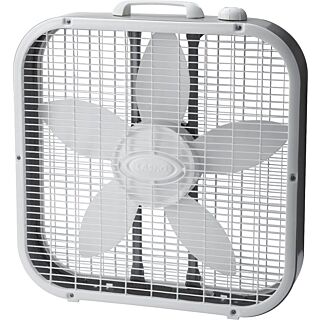 Lasko 3733 Box Fan, 1710 cfm, 3-Speed, White