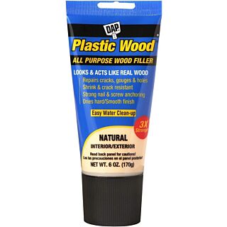 DAP® Plastic Wood® All Purpose Wood Filler, Natural, 6 oz.