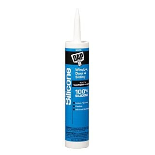 DAP® 100% Silicone Rubber Window, Door & Siding Sealant, 9.8 fl. oz.
