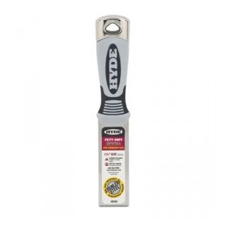 HYDE 1-1/4 in. Stiff Putty Knife, Cushion-Grip Handle