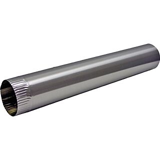 Lambro 427 Snap Lock Pipe, 4 in Dia, Aluminum