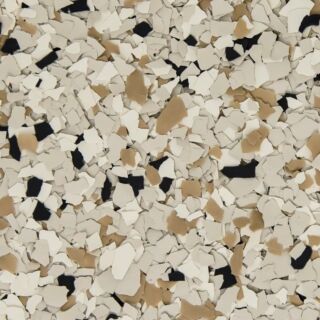Simiron Decorative Chip Flakes, 1/4 in. Flake Size, Shoreline, 40 lbs.