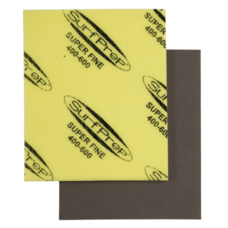 SurfPrep Rad Pads Pro, Single-Sided Hand Sanding Pad, Yellow, Super Fine Grit, 8-Pack