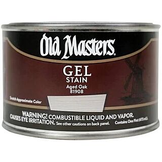 Old Masters, Oil-Based Gel Stain, Aged Oak, Pint