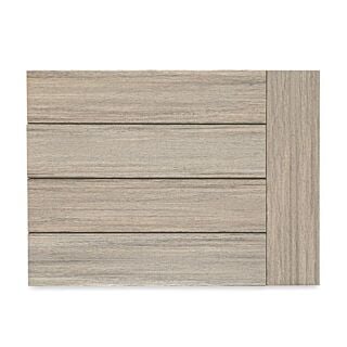 TimberTech® Advanced PVC by AZEK® Landmark Collection™ PVC Decking, French White Oak™, 20 ft., Grooved Edge