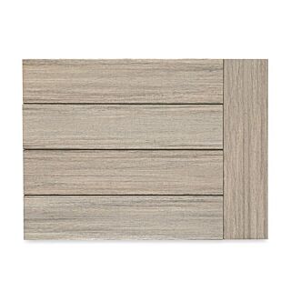 TimberTech® Advanced PVC by AZEK® Landmark Collection™ PVC Decking, French White Oak™, 20 ft., Grooved Edge