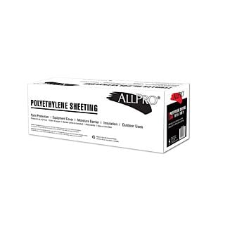 ALLPRO 2-Mil High Density Painter's Plastic, Clear, 10 ft. x 100 ft.