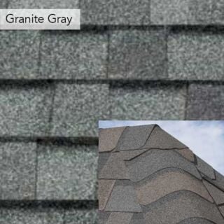CertainTeed Shadow Ridge, Hip & Ridge Shingles, Granite Gray,  30 lf. Bundle