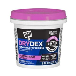 DAP® 12328 DryDex® Spackling Paste, Dry-Time Indicator, 1/2 Pint