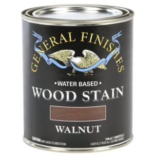 General Finishes® Wood Stain, Interior Water-Based, Walnut, Quart
