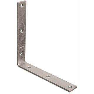 National Hardware 115BC Series N220-178 Corner Brace, 0.22 in, Steel, Zinc