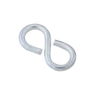 National Hardware N121-350 S-Hook, 20 lb Working Load Limit, Steel, Zinc