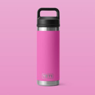 YETI Rambler® Water Bottle with Chug Cap, 18 oz., Wildflower Fuchsia