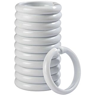 Simple Spaces SD-ORING-W3L Shower Curtain Ring, Plastic