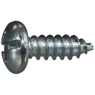 MIDWEST #14 x ¾ in. Zinc Plated Steel Combo Phillips Pan Head Sheet Metal Screws, 50 Count