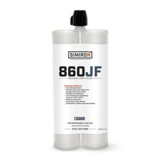 Simiron 860FJ Joint Filler, Haze Gray, Dual Cartridge, 22 oz.
