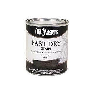 Old Masters Fast Dry, Interior Oil-Based Stain, Spanish Oak, Quart