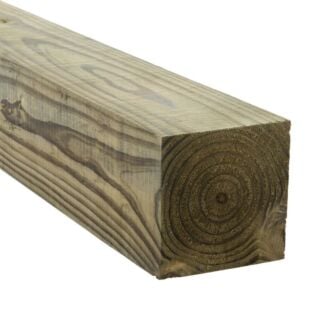 4 x 4 x 8 ft. Southern Yellow Pine #1 Grade Pressure Treated Post