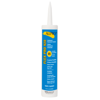 ALLPRO Flex Pro 920, Urethanized Elastomeric Sealant Caulk, White, 10.1 fl. oz.