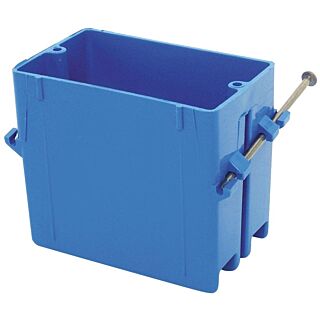 Carlon B120A-UPC Outlet Box, 1-Gang Knockout Cable Entry, 4-Knockout, Captive Nail Mounting, PVC