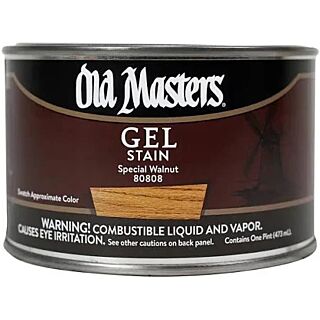 Old Masters, Oil-Based Gel Stain, Special Walnut, Pint
