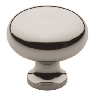 Baldwin Estate 4706 Classic 1/1/4 in. Cabinet Knob, Lifetime (PVD) Polished Nickel (055)
