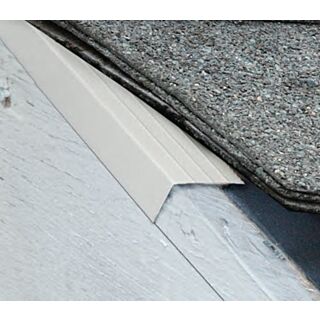 Amerimax 'C' Style Rake Edge, White, 10 ft.