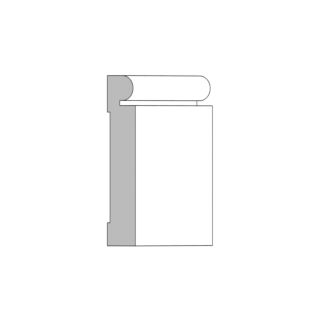 Millwork Design by Oxford (M38) 11/16 in. x 3-1/2 in. x 16 ft. Casing, Primed Finger-Jointed Pine