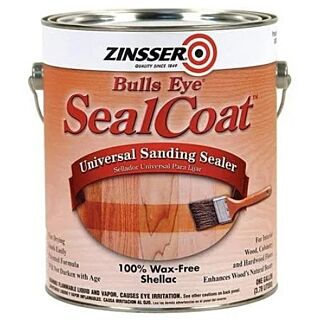 Zinsser Bulls Eye Seal Coat, Sanding Sealer, Clear, Gallon