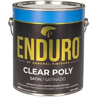 General Finishes®, ENDURO® Clear Poly Satin, Gallon