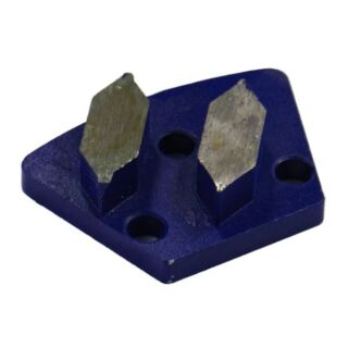 Simiron Diamond Metal Double Segmented, Hard to Medium Bond, Blue, 16 Grit