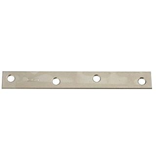National Hardware 220285 Mending Brace, 6 in L, Steel, Zinc