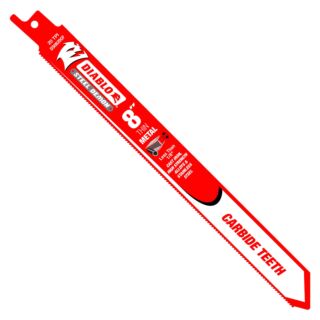 Diablo 8 Steel Demon Carbide Recip Blades for Thin Metal (less than 1/8) Cutting (Single)