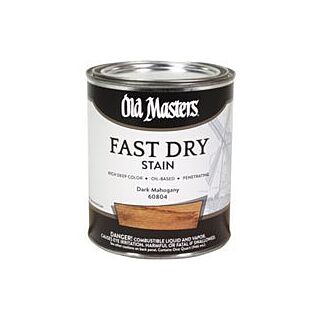 Old Masters Fast Dry, Interior Oil-Based Stain, Dark Mahogany, Quart