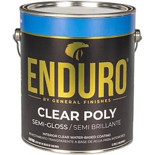 General Finishes®, ENDURO® Clear Poly Semi-Gloss, Gallon