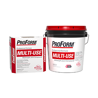 ProForm® Multi-Use Joint Compound Mid-Weight, Red Lid, 4-1/2 Gallon