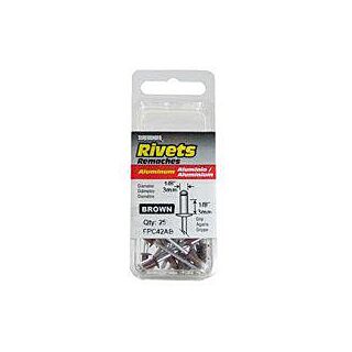 SUREBONDER Blind Rivet, Short, ⅛ in. Long , Aluminum 25 Count