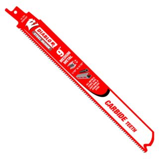 Diablo 9 Steel Demon Carbide Recip Blades for Medium Metal (1/16 - 1/8) Cutting (3 pk)