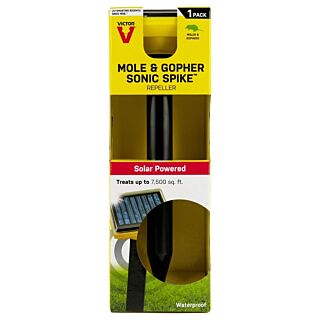 Victor M9014 Sonic Spike, 2.6 in L, Repels: Gophers, Moles
