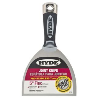 Hyde 5 in. Single-Edge Joint Knife, Soft-Grip Handle