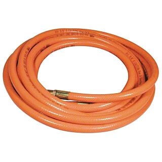 Amflo 576-25A Air Hose, 3/8 in OD, MNPT, PVC, Orange