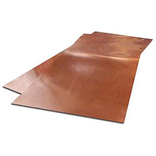 Hussey Copper, 16 oz. Copper Sheet, 3 ft. x 8 ft.