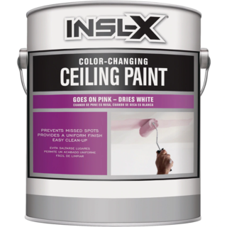 Insl-X Color-Changing Ceiling Paint, White, Gallon