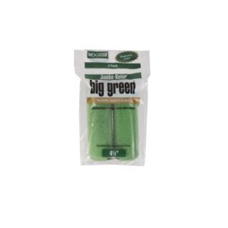 Wooster® RR310, 4-1/2 in. Jumbo-Koter® Big Green Roller Cover, 2-Pack